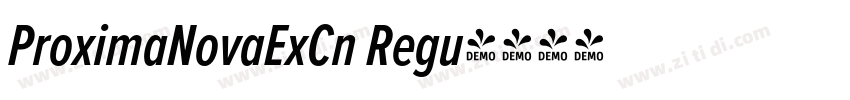 ProximaNovaExCn Regu字体转换 ProximaNovaExCn Regu字体转换